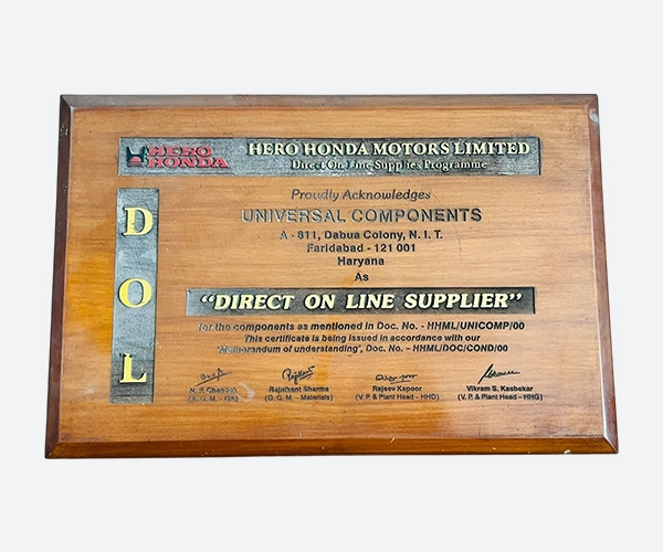 Direct On Line (DOL) Supplier Certification image